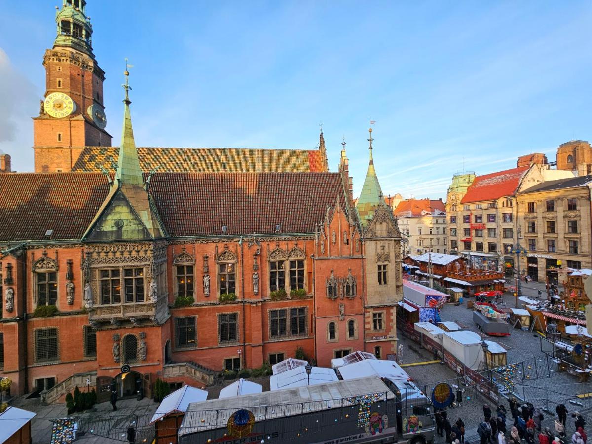 Rynek Market Square Wroclove Tectum Apartments Z Widokiem Na Rynek Вроцлав Екстер'єр фото